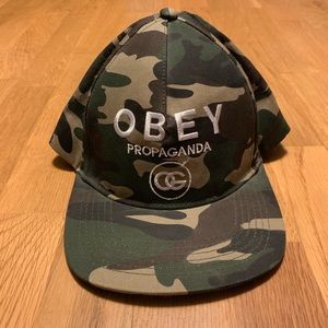 Obey camo SnapBack hat